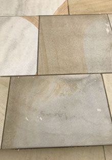 Iron oxude stain removal