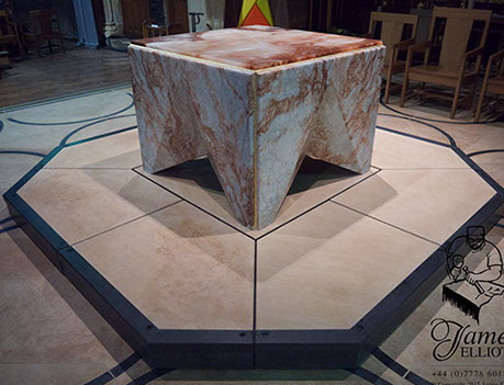 Sealing of the new Altar for Leicester Cathedral, which was part of the Cathedral’s renovation prior to the re-interment of Rich